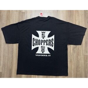 Vintage‎ Y2K West Coast Choppers Long Beach As Seen On TV  T Shirt Size 4XL